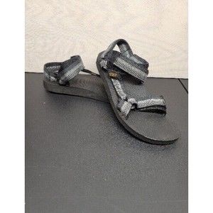 Teva Men's SZ 8 Original Universal Sandal 1004006 Black Adjustable Straps